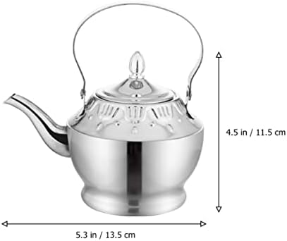 Solustre 1 SET שקית Infuser עם הכנת קומקום מתנה קמפינג תה שימושי תה חמים יותר מים קפה קפה עלה רותח מתכת אל חלד
