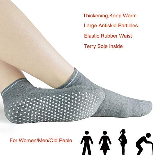 גרביים דביקים של אלוטונג גרביים ללא החלקה 2 או 4 רצפות אריזה מחליקות גרביים/גברים/נשים