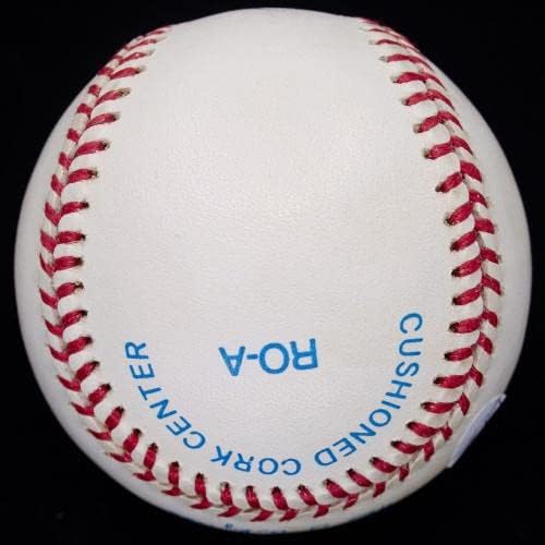 שנות התשעים של קן גריפי ג'וניור חתום על חתימה בייסבול OAL HOF JSA COA AF17548 - כדורי בייסבול עם