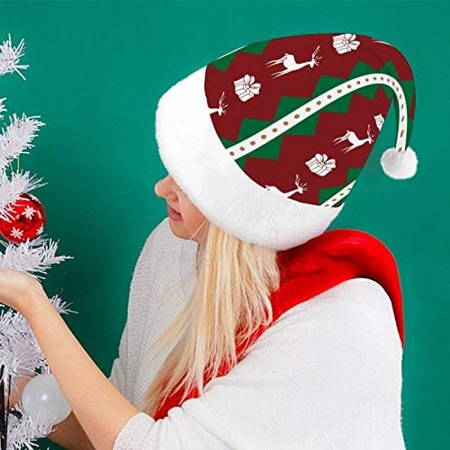 חג המולד סנטה כובע, החג שמח חג המולד חג כובע למבוגרים, יוניסקס נוחות חג המולד כובעי לשנה חדשה חגיגי תלבושות