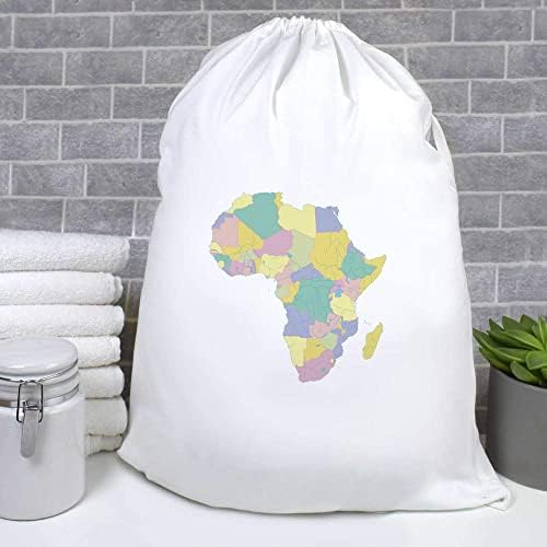 'מפה של אפריקה' כביסה/כביסה / אחסון תיק