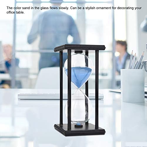 שעון חול עץ חול עץ עץ מעץ 30 דקות עץ חול זכוכית שעון שעון אופנה מתנות משרד שולחן עבודה שולחן עבודה עץ חול