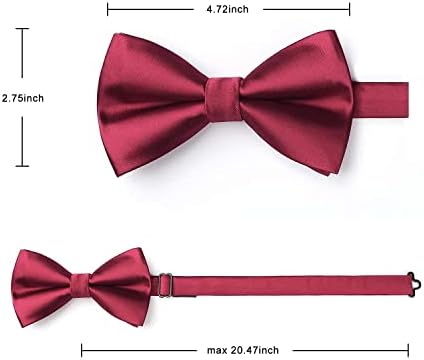 עניבות פרפר לגברים עניבות פרפר עניבות פרפר עסקי רשמי קלאסי מתכוונן טוקסידו עניבת פרפר למסיבת חתונה