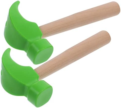צעצועים 2 יחידים צעצועים לילדים פטיש צעצועים צעצועים מעץ עץ ירוק עץ