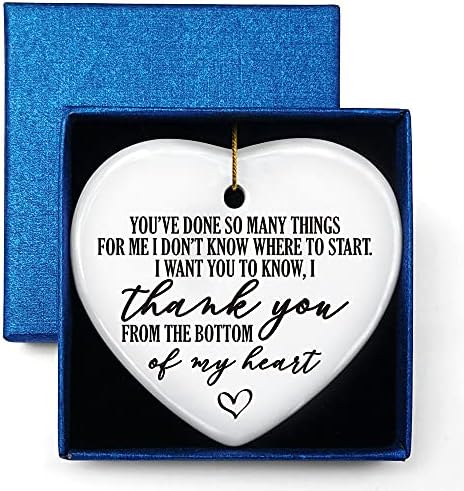 תודה מתנות, אני מודה לך מקרב ליבי, קישוט שלט מזכרת לוחית לב לוח תודה מתנה, מתנות הערכה לנשים גברים