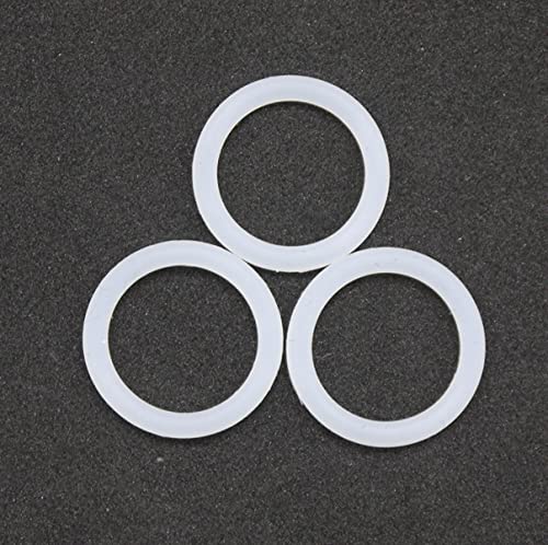 10/50 יחידות טבעת סיליקון לבנה אטמים CS 2.4 ממ OD 8 ~ 30 ממ איטום גומי אטום למים חותם טבעת O-טבעת