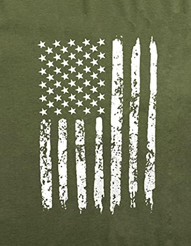 חולצת טריקו דגל אמריקאית חולצה פטריוטית לגברים ארהב כוכבי דגל פסים הדפס חולצת טי שרוול קצר