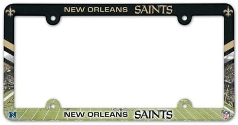 NFL New Orleans Saints Plake מסגרת צבע מלאה