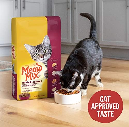 Meow Mix Control Failball Food Food Cat Food, שקית 3.15 פאונד