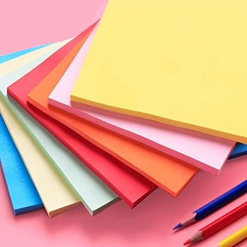 נייר אוריגמי, 100 יחידות 10 צבעים קובעים מדריך צבע דו צדדי כפול אוריגמי ריבוע DIY לילדים ותלמידים ציוד מלאכה של