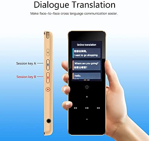 89 שפות 1 קול הקלטת מתורגמן מכשיר תמיכה מיידי שתי דרך תרגום אלחוטי / נקודה חמה / לא מקוון עם 2.0 אינץ