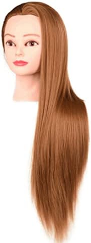 בובת ראש דגם, שיער סטיילינג ראש בובת, 24.8 אינץ סינטטי סיבי שיער אימון ראש, ספרות עיסוק גמד בובה,