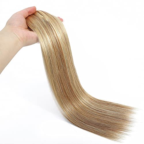 קליפ שיער טבעי הרחבות שיער אמיתי הרחבות ישר ערמונים חום מעורב אקונומיקה בלונד רמי שיער הרחבות קליפ שיער