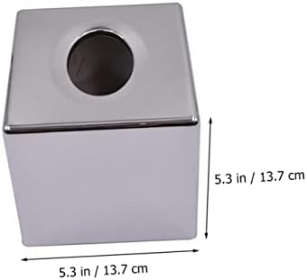 קופסת קופסת Veemoon קופסת רקמות לרכב מרובע קופסת רקמות מחזיקי רקמות דקורטיביות נייר נייר נייר נייר אחסון