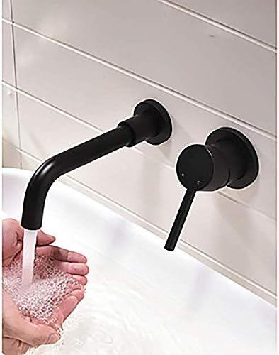 מוצרי אמבטיה של KXA שחור רכוב על ידי ידיות עם דו-חור ברז עם דו-חור ברז כיור אמבטיה מודרני כיור אמבטיה