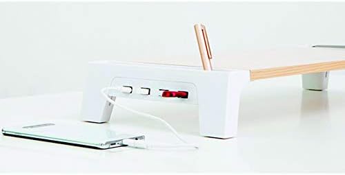טולגיגס 4 רכזת מייפל עץ חומר צג לעמוד לשולחן עבודה, מחשב נייד