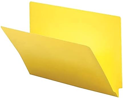 סמיד 28940 שני-אינץ קיבולת אטב תיקיות ישר כרטיסייה משפטי צהוב 50 / תיבה
