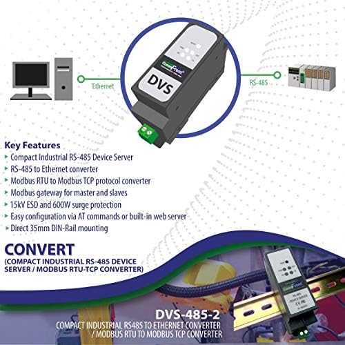 Commfront Compact Compact RS485 Server Devers
