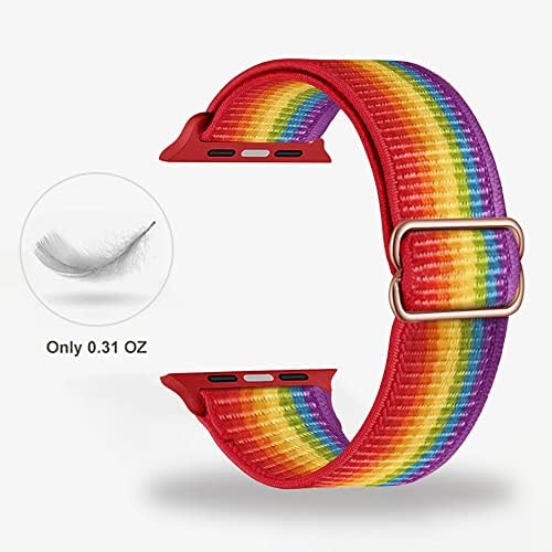 Goferlaa מתאים לרצועת Applewatch Iwatch7 חתיכה אחת חדשה Apple Stretth Nylon Watch Strap