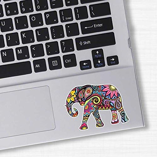 מדבקת פיל מדבקות צבעוניות קטנות מאת Megan J Designs ™ - מדבקה של מחשב נייד מדבקה מדבקה מדבקה ויניל