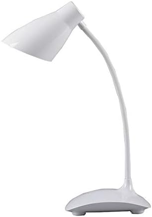 Xunmaifdl מנורת שולחן LED ניידת, מופעל על ידי USB, בקרת מגע, בהירות מתכווננת, שימוש לקריאה, עבודה ולימוד בחדר
