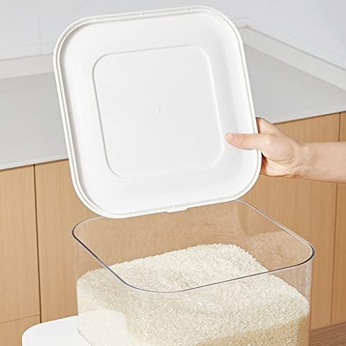 אורז מתקן, 3-רשת תבואה מתקן, אחד-לחץ פלט אורז מיכל, מזון מתקן מטבח ארגון עבור שעועית, דגנים, יבש מזון
