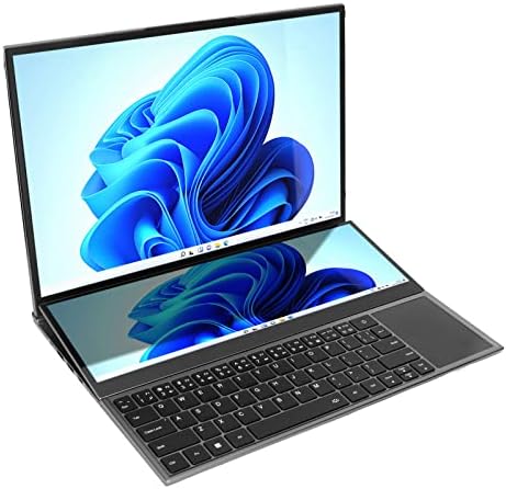 מחשב נייד בעל מסך כפול 16 אינץ '14 אינץ' לחלונות 11, למעבד אינטל ליבה 7, 32 ג 'יגה-בייט דד4 ראם 64 ג'