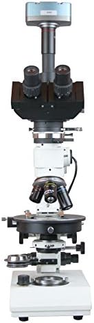 מיקרוסקופ אור משתקף עפרות קיטוב טרינוקולרי מקצועי רדיקלי עם מצלמת 3 מגה פיקסל