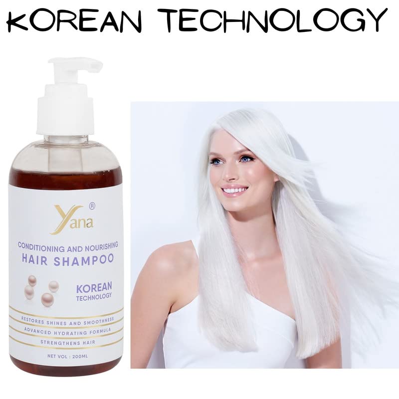 שמפו שיער של יאנה עם שמפו שיער טכנולוגי קוריאני לגברים סולפט בחינם