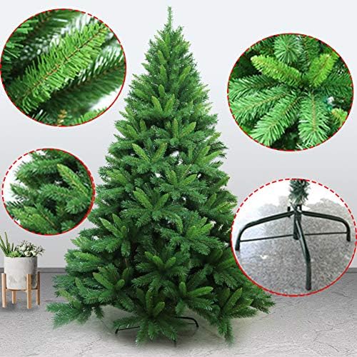 WZR 4FT עץ חג המולד מלאכותי של פרימיום, 350 טיפים PVC עץ צירים של Spruce Linit Dealt Stand קישוט לחג-ירוק