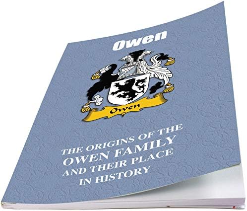 אני Luv Ltd Owen חוברת היסטוריה של שם משפחה משפחה אנגלית עם עובדות היסטוריות קצרות