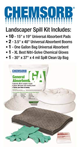 Chemsorb GA - ערכת תגובת שפיכת גינון, קיבולת איסוף 5.5 ליטר