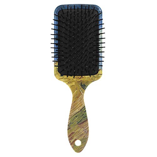 מברשת שיער של כרית אוויר של VIPSK, עורב ואן גוך צבעוני פלסטיק, עיסוי טוב מתאים ומברשת שיער מתנתקת אנטי סטטית
