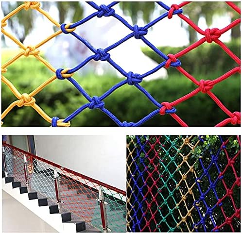 רשת חבל דקורטיבית נטו טרמפולינה נטו מטען חיצוני, גדר נדנדה רשת מגן מדרגות, רשת בטיחות טיפוס ילדים,