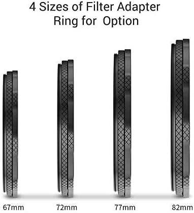 טבעת מסנן ג ' ייבי 72 ממ, ר-82 ליטר 82 ממ טבעת מתאם מסנן עדשות מגנטיות תואמת טבעת סינון אוניברסלית למצלמה