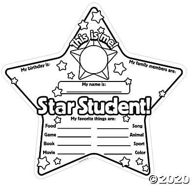 כוכב תלמיד פוסטר-30 צבע משלך פעילויות-בכיתה אספקת מורה בית חינוכיים