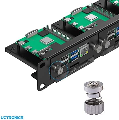 Uctronics 19 1U Rackmount Rackmount, SSD עבור כל 2.5 אינץ