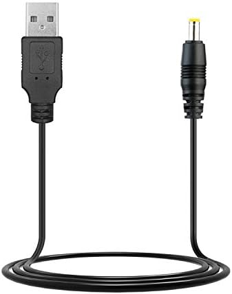 PPJ USB PC אספקת חשמל טעינה מטען כבל כבל עופרת עבור SANEI N77, DISGO DISCO 9104 PC אישי טאבלט