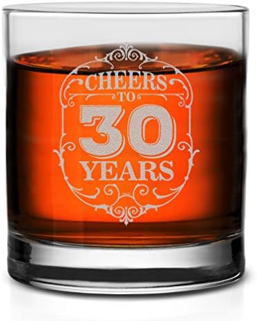וראקו לחיים 30 שנים ויסקי זכוכית מצחיק יום הולדת מתנה עבור מישהו שאוהב שתיית ראשון 30 צד טובות