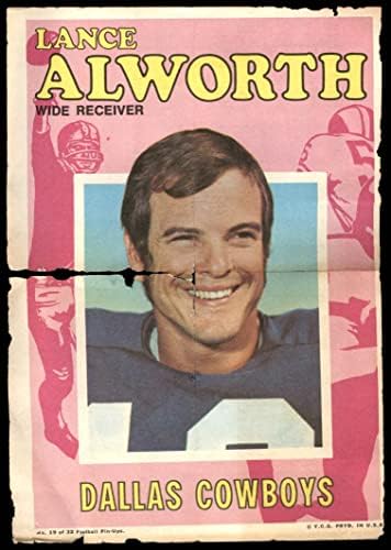 1971 Topps 19 Lance Alworth Dallas Cowboys