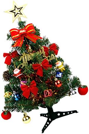 Vosarea 30x24 סמ מיני עץ חג המולד מלאכותי קישוט עץ