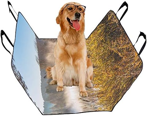 מותאם אישית אם את ברוק עיצוב סגנון אמנות הדפסת רכב מושב מכסה לכלבים עמיד למים החלקה עמיד