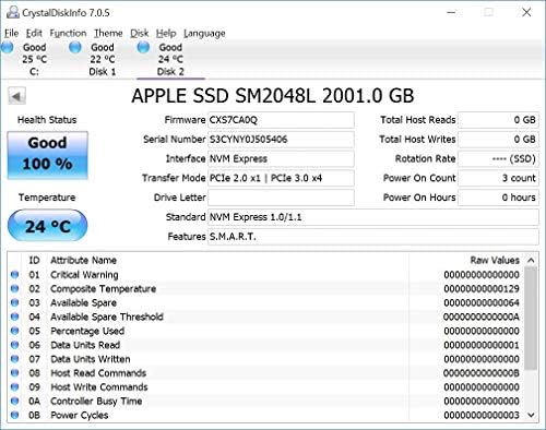 Bloommax מקורי 2TB SSPOLARIS PCIE NVME SSD לשנים 2013-2015 רשתית MacBook Pro 13 15 A1502 A1398, MAC Pro בסוף