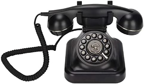 Mmllzel רטרו קווי טלפון אירופאי סגנון ישן טלפון טלפוני חוטי טלפון קבוע