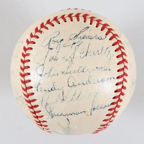 1949 סנט לואיס בראונס חתום על בייסבול - COA JSA - כדורי חתימה