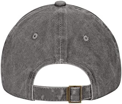 DJOAMYO ג'ינס שטף כובע בייסבול וינטג 'כובע כובע אבא מתכוונן לגברים נשים שחור