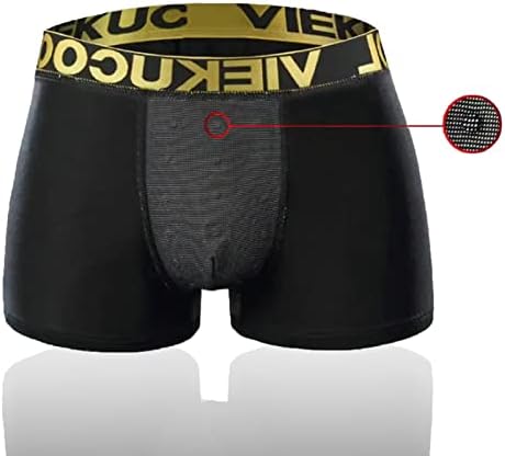 מכנסי בוקסר לגברים אורזים תקצירי U- Tourmaline לגברים חזקים תחתונים צבועים תחתונים תחתונים גברים מתאגרפי כותנה