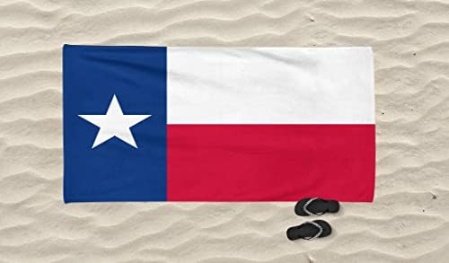 מגבת חוף דגל מדינת טקסס, מגבת רכה 40 x 71, כותנה, מתנת קיץ