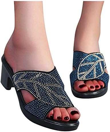 נעלי בית נשים נעלי בית עקבים יהלום אופנה לנשים מנוהלות פנאי מזדמן סנדלי נעלי נעלי נעליים לסנדלי