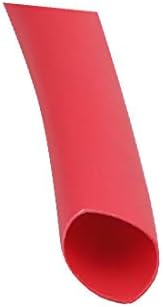 אורך x-deree 32.8ft 5.5 ממ דיא פנימי מבודד חום מכווץ צינור שרוול עטוף חוט אדום (32.8 פשטידות דה לונגרס 5,5